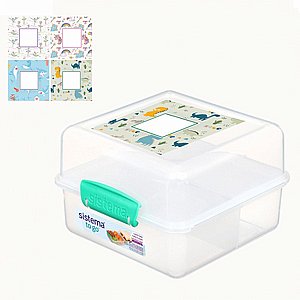 קופסת אוכל שקופה מרובעת מחולקת 1.4 ל' מבית Sistema+מדבקת שם מעוצבת מתנה! קופסת אוכל שקופה מרובעת מחולקת 1.4 ל' מבית Sistema+מדבקת שם מעוצבת מתנה!